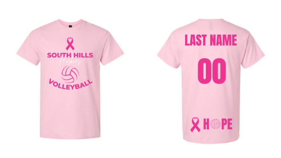 South Hills Girls Volleyball Pink Out T-Shirt - Unisex
