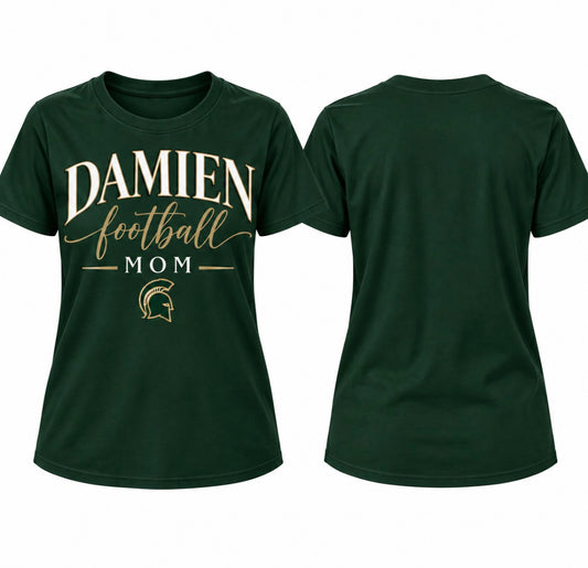 Damien Football Mom Script T-Shirt - Women’s