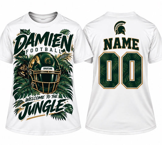 Damien Football “Welcome to the Jungle” Personalized T-Shirt - Unisex