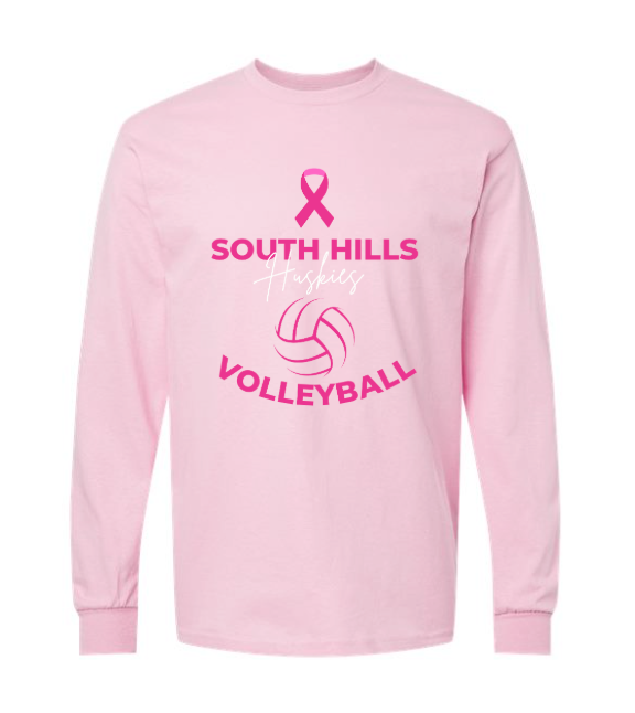 South Hills Girls Volleyball Pink Out Player Warm-Up - Long Sleeve