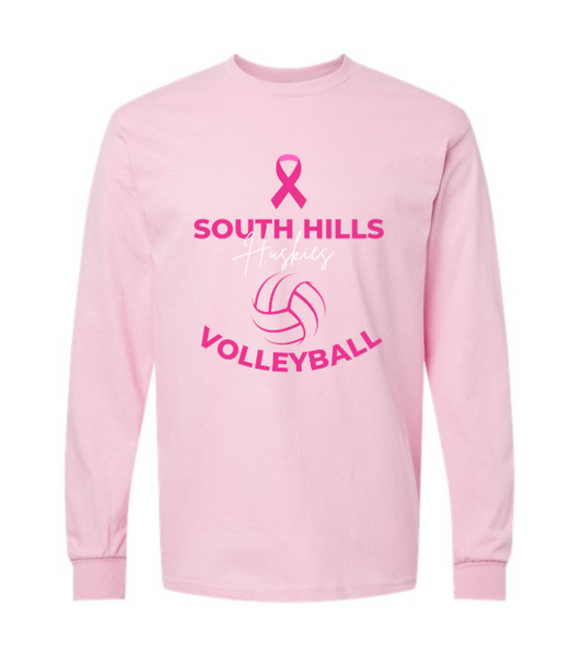 South Hills Girls Volleyball Pink Out Player Warm-Up - Long Sleeve