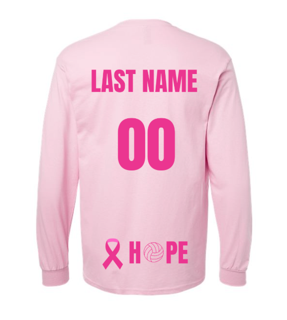 South Hills Girls Volleyball Pink Out Player Warm-Up - Long Sleeve