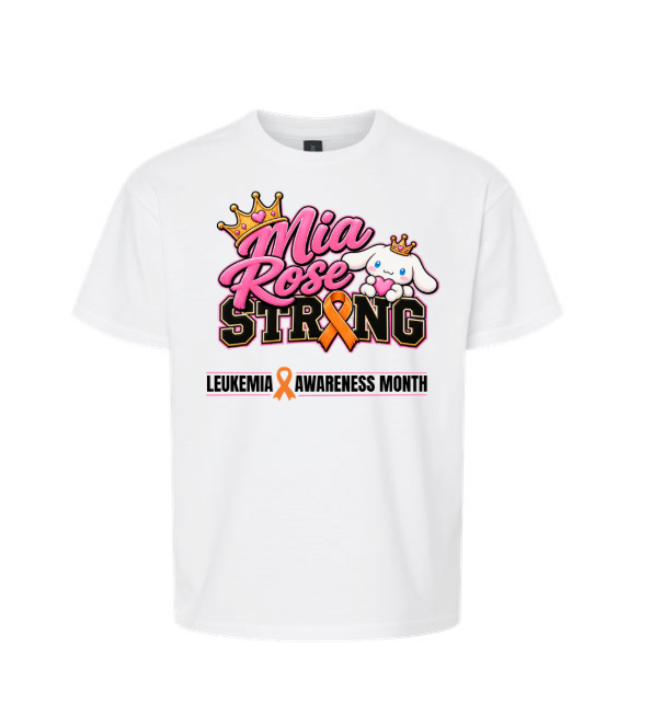 Mia Rose Strong "SHE WON" Leukemia Awareness Month T-Shirt - Unisex