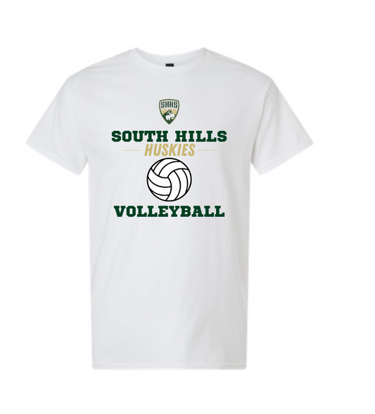 South Hills Girls Volleyball T-Shirt - Unisex White