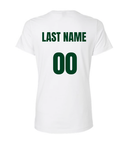 South Hills Girls Volleyball T-Shirt - Women's White